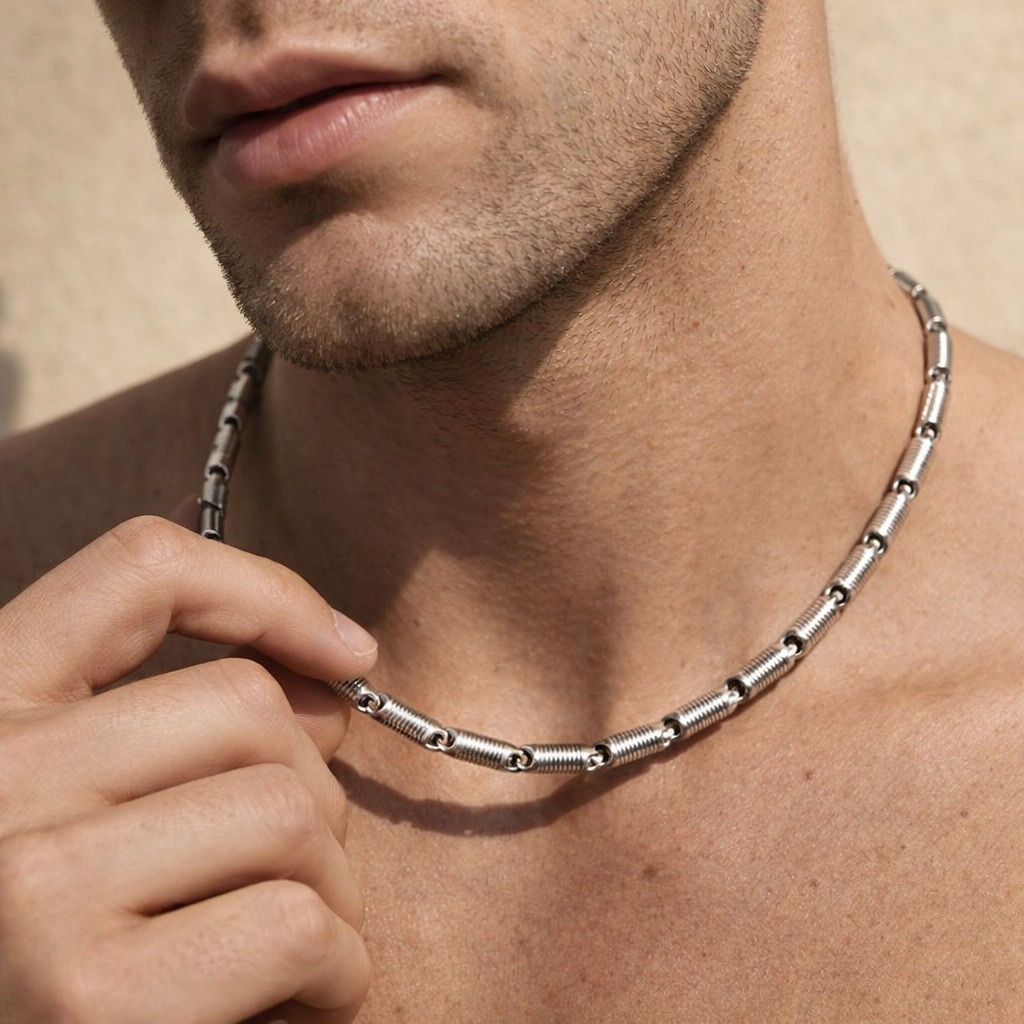 Helix Barrel-Link Chain — 20"